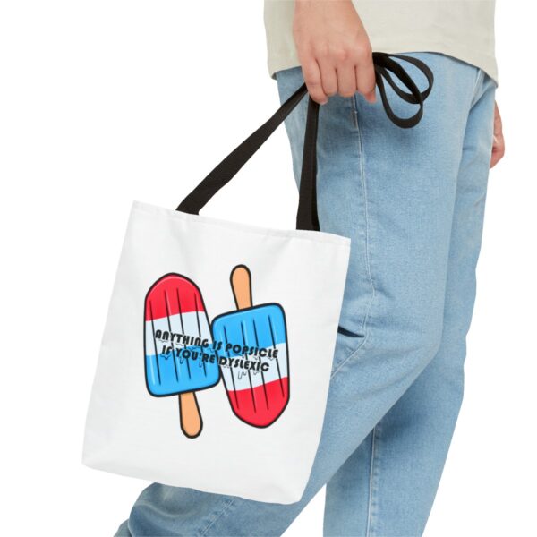 Anything is Popsicle if You're Dyslexic - Tote Bag