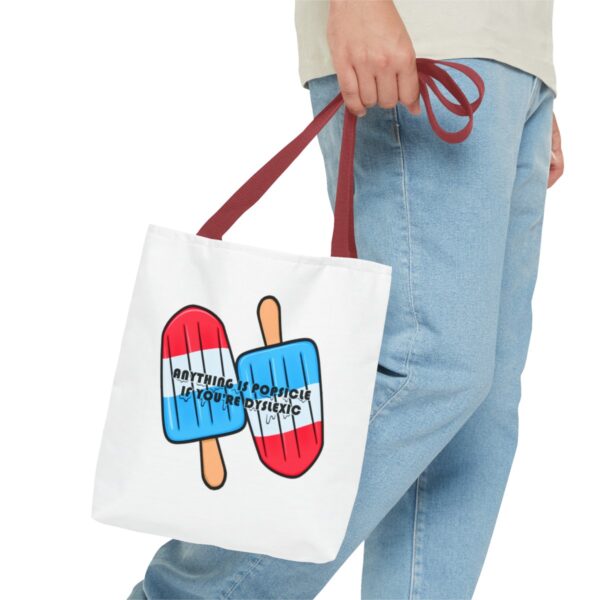 Anything is Popsicle if You're Dyslexic - Tote Bag