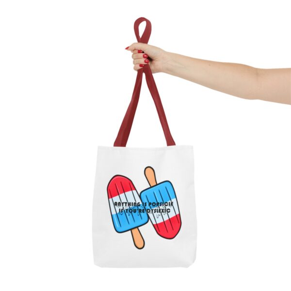 Anything is Popsicle if You're Dyslexic - Tote Bag