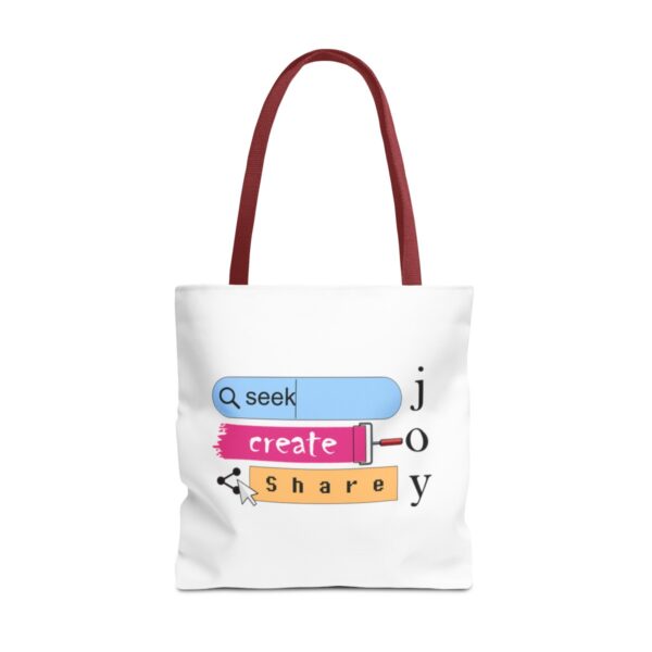 Seek Create Share Joy - Tote Bag