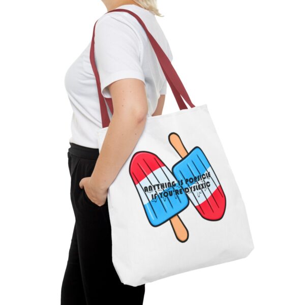 Anything is Popsicle if You're Dyslexic - Tote Bag