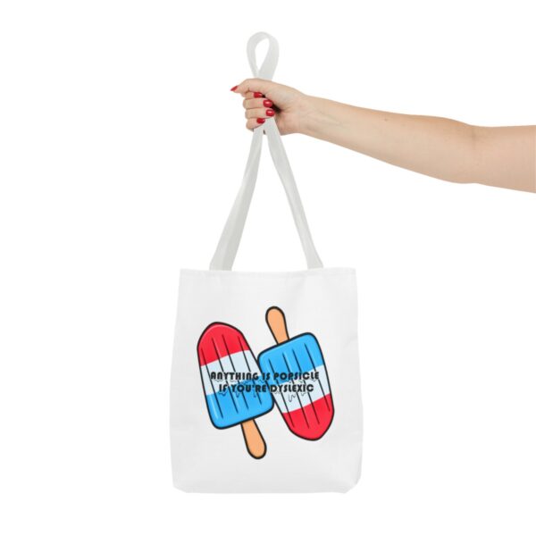 Anything is Popsicle if You're Dyslexic - Tote Bag