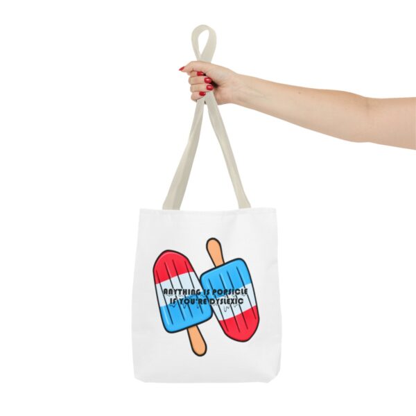 Anything is Popsicle if You're Dyslexic - Tote Bag