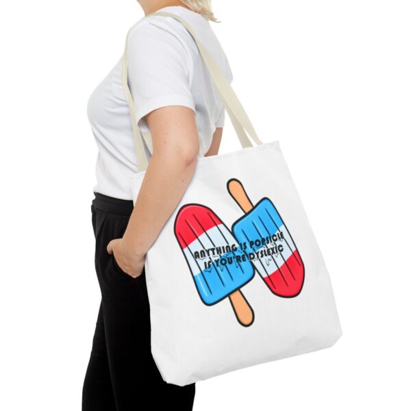 Anything is Popsicle if You're Dyslexic - Tote Bag