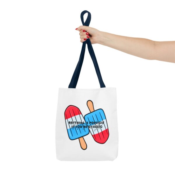 Anything is Popsicle if You're Dyslexic - Tote Bag