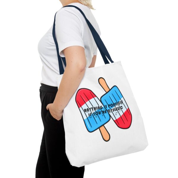 Anything is Popsicle if You're Dyslexic - Tote Bag