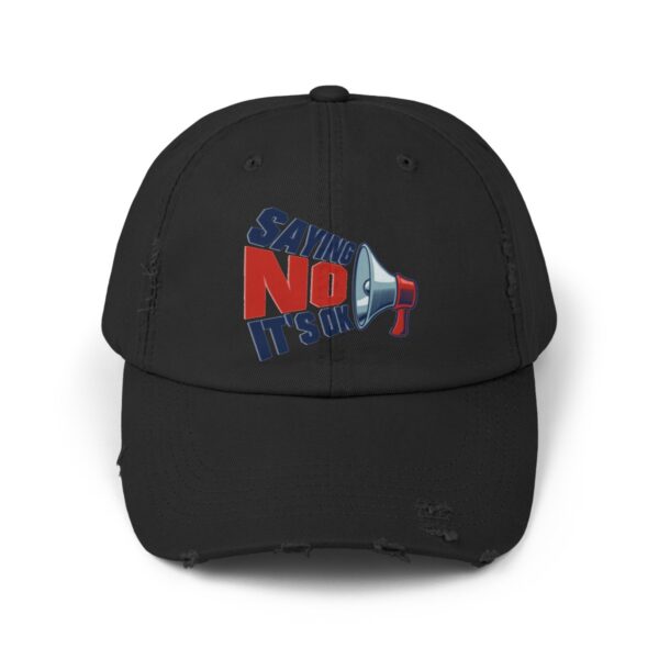 Saying No, It's OK - Distressed Cap