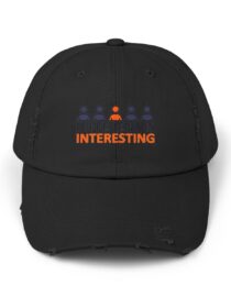 Different is Interesting - Distressed Cap