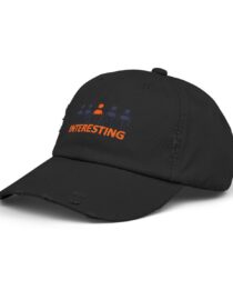 Different is Interesting - Distressed Cap
