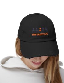 Different is Interesting - Distressed Cap
