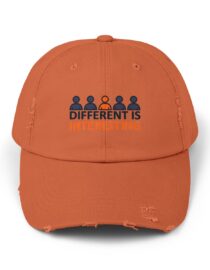 Different is Interesting - Distressed Cap