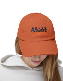 Different is Interesting - Distressed Cap