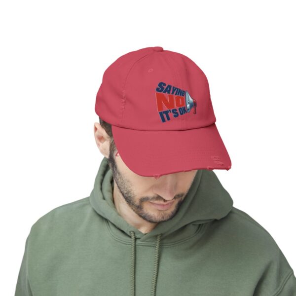 Saying No, It's OK - Distressed Cap