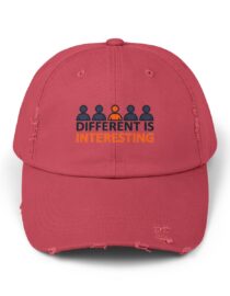 Different is Interesting - Distressed Cap
