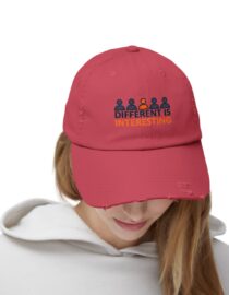 Different is Interesting - Distressed Cap