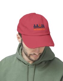Different is Interesting - Distressed Cap