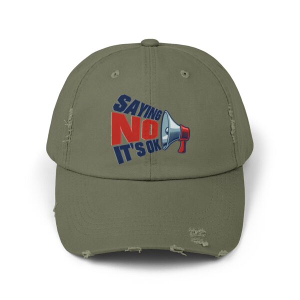 Saying No, It's OK - Distressed Cap