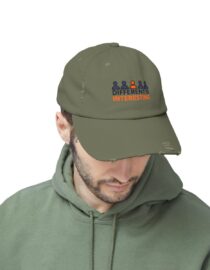 Different is Interesting - Distressed Cap
