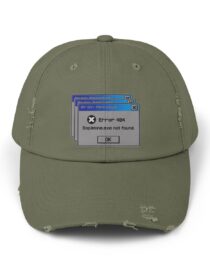 Error 404: Dopamine Not Found - Distressed Cap