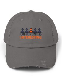Different is Interesting - Distressed Cap