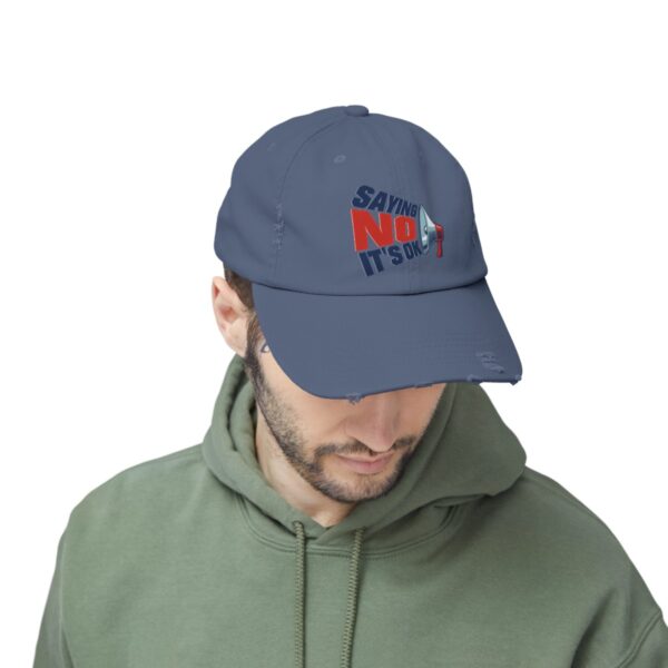 Saying No, It's OK - Distressed Cap