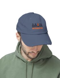 Different is Interesting - Distressed Cap