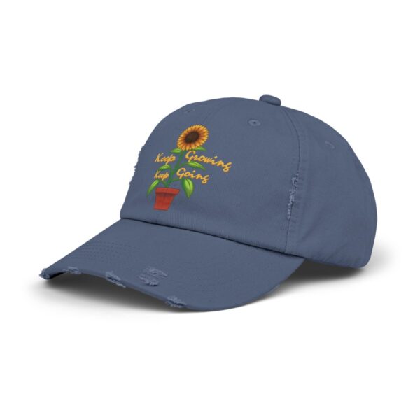 Keep Growing Keep Going - Distressed Cap