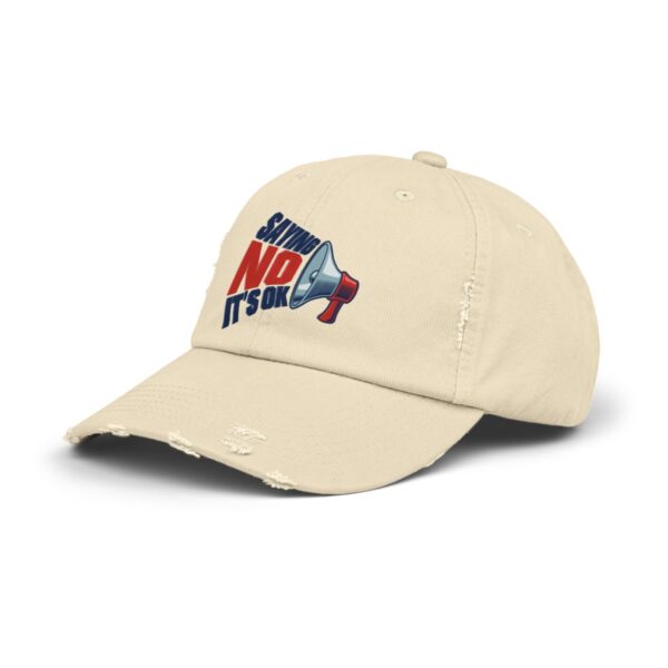 Saying No, It's OK - Distressed Cap