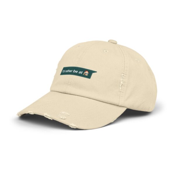 I'd Rather be at Home - Distressed Cap