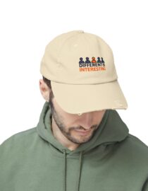 Different is Interesting - Distressed Cap