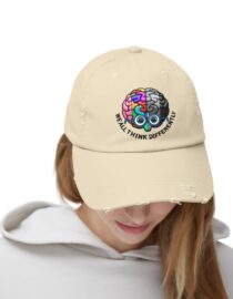 We All Think Differently - Distressed Cap
