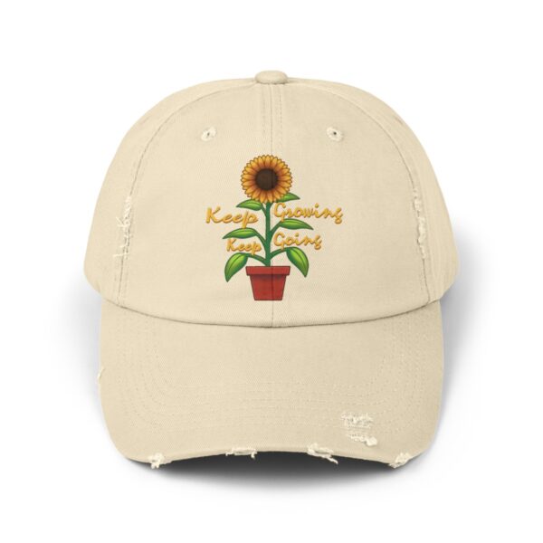 Keep Growing Keep Going - Distressed Cap