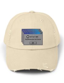 Error 404: Dopamine Not Found - Distressed Cap