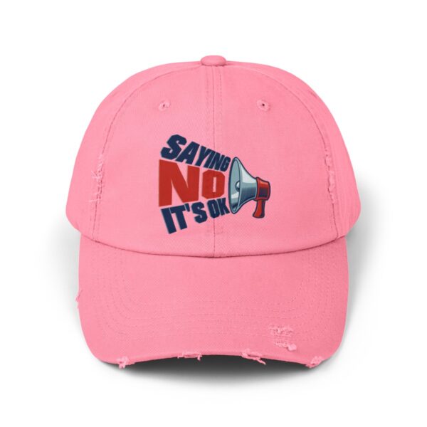 Saying No, It's OK - Distressed Cap