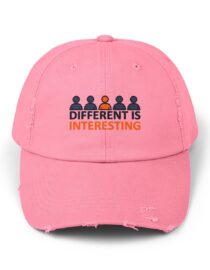 Different is Interesting - Distressed Cap