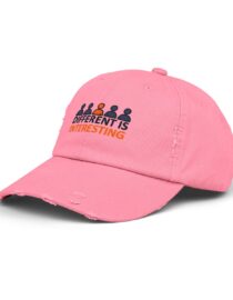 Different is Interesting - Distressed Cap