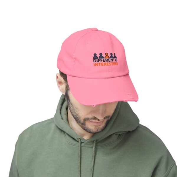 Different is Interesting - Distressed Cap