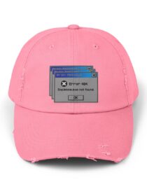 Error 404: Dopamine Not Found - Distressed Cap