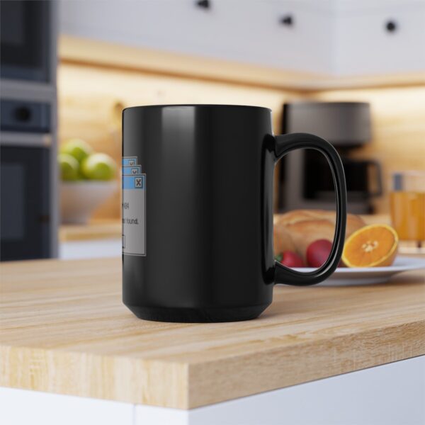 Error 404: Dopamine Not Found - Black Mug