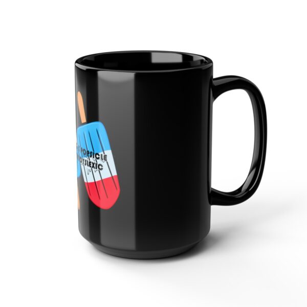 Anything is Popsicle if You're Dyslexic - Black Mug