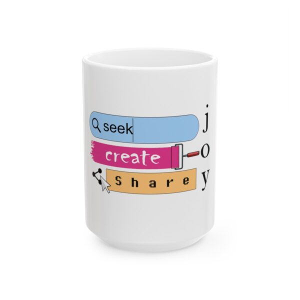 Seek Create Share Joy - Ceramic Mug