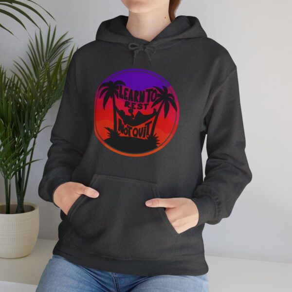 Learn to Rest, Not Quit - Adult Hoodie