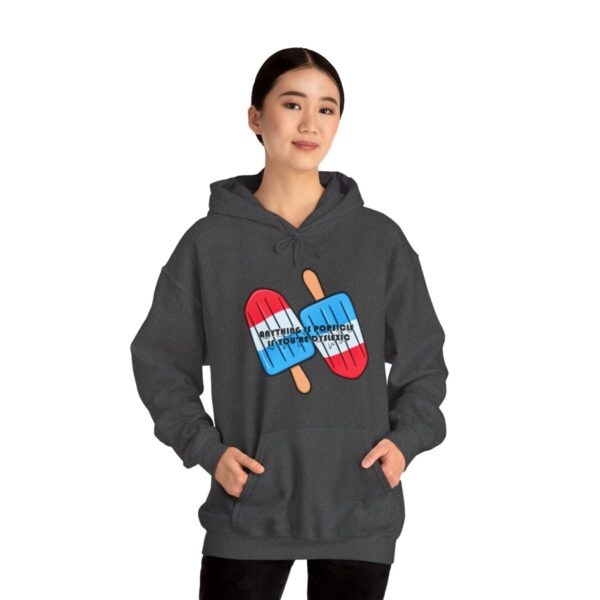 Anything is Popsicle if You're Dyslexic - Adult Hoodie