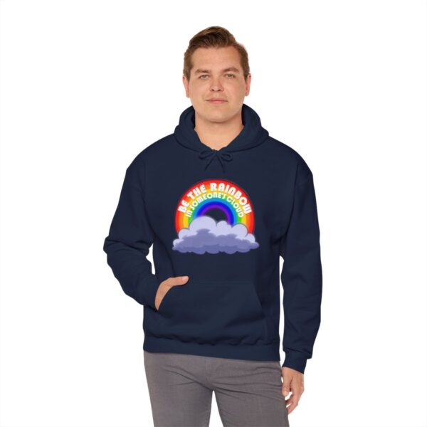 Be the Rainbow in Someone's Cloud - Adult Hoodie