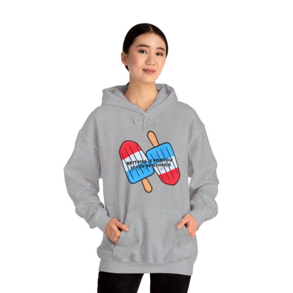 Anything is Popsicle if You're Dyslexic - Adult Hoodie