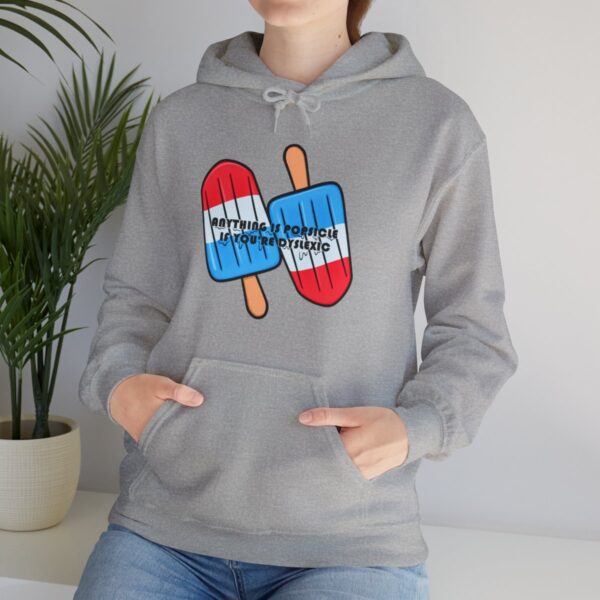 Anything is Popsicle if You're Dyslexic - Adult Hoodie