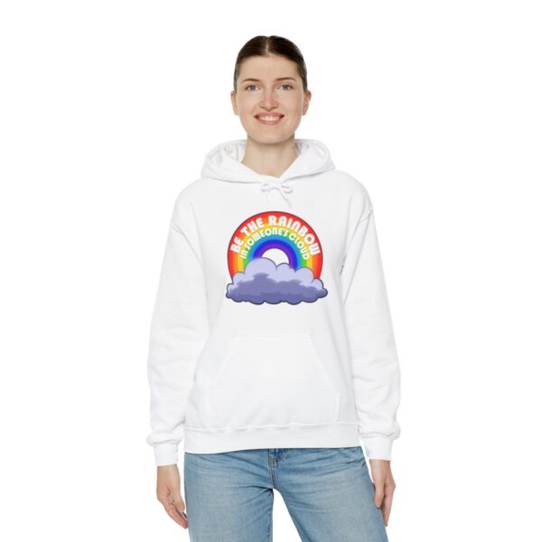 Be the Rainbow in Someone's Cloud - Adult Hoodie