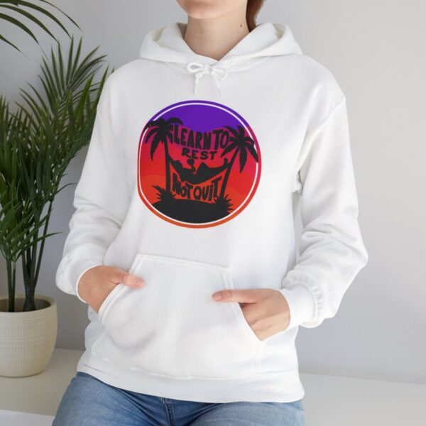 Learn to Rest, Not Quit - Adult Hoodie