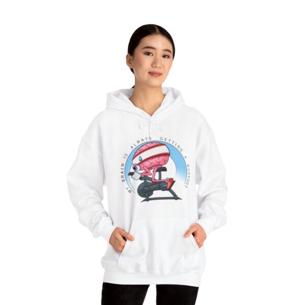 My Brain is Always Getting a Workout - Adult Hoodie