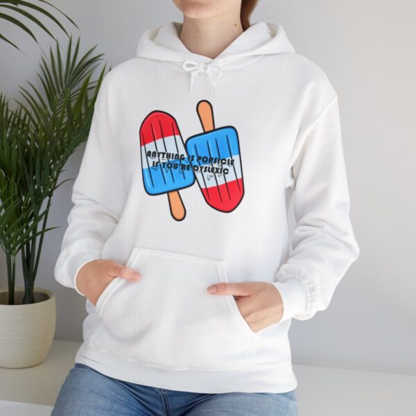 Anything is Popsicle if You're Dyslexic - Adult Hoodie